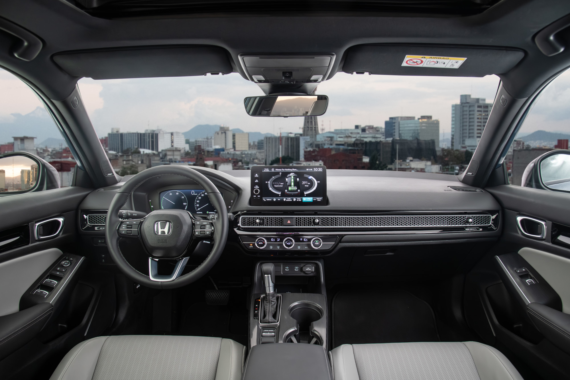 Interior Honda Civic Hybrid 2025 | Memo Lira Interior Honda Civic Hybrid 2025