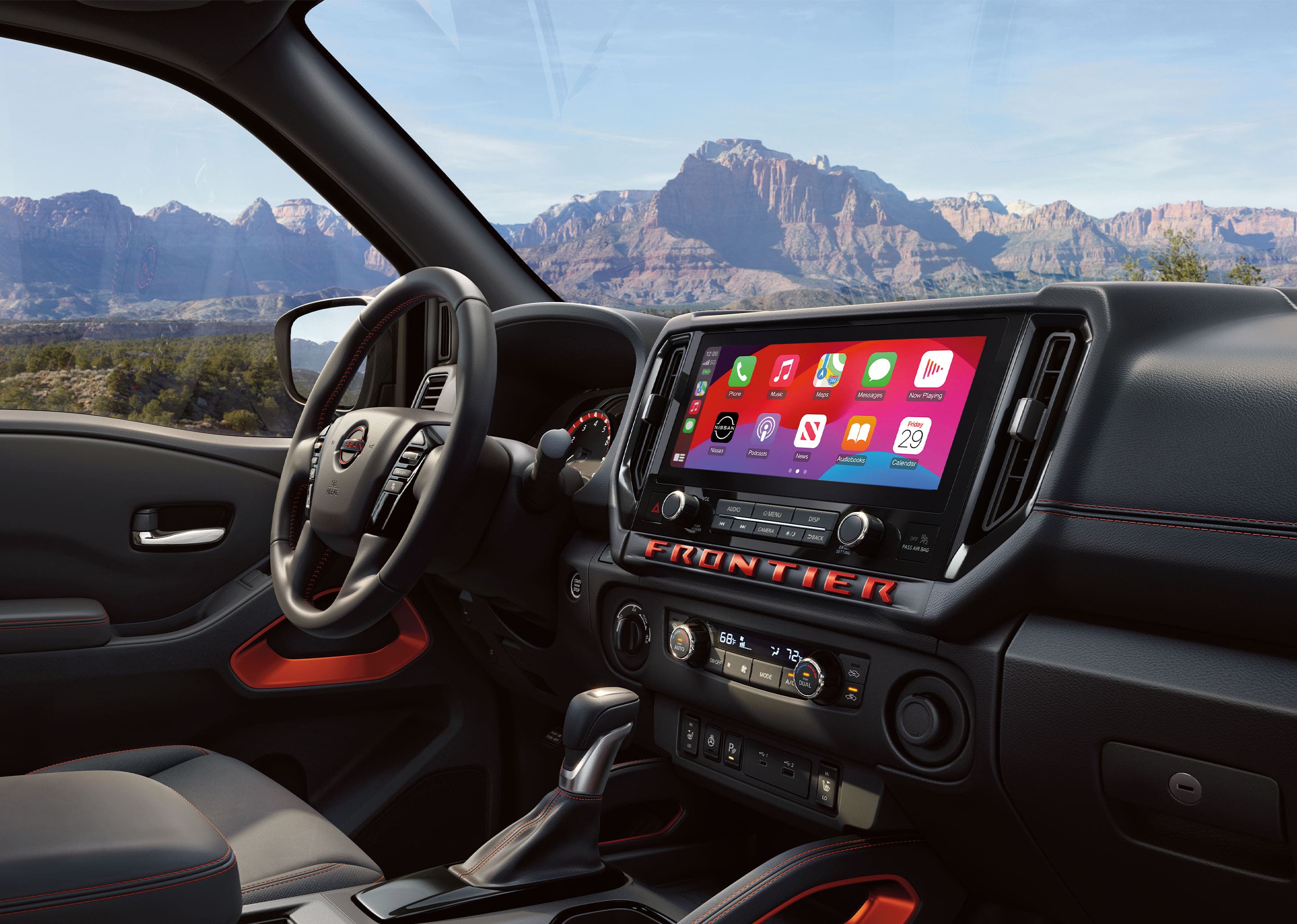 Interior Nissan Frontier V6 PRO 4X | Memo Lira Interior Nissan Frontier V6 PRO 4X